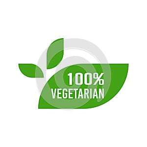 Vegetarian food label design