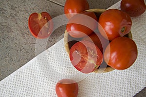 Vegetarian food: tomatoes