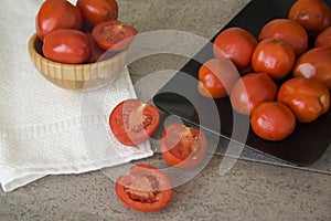 Vegetarian food: tomatoes