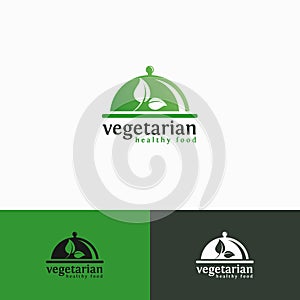 Vegetarian - Healthy Food Logo Template