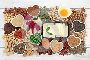 Vegetarian Healthy Heart Food High in Lipids