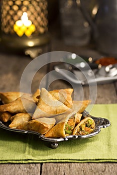 Vegetarian Indian Samosas