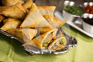 Vegetarian Indian Samosas