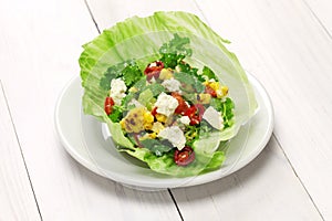 Vegetarian lettuce wraps