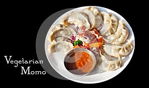Vegetarian Nepalese momo