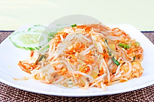 Vegetarian Pad Thai dish