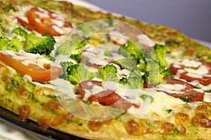 Vegetarian pizza