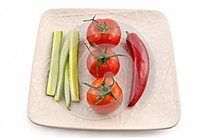 Vegetarian plate
