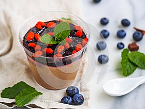 Vegetarian pudding