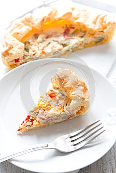 Vegetarian quiche