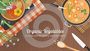 Vegetarian recipes banner