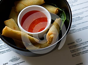 vegetarian spring rolls