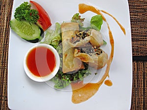 Vegetarian springrolls