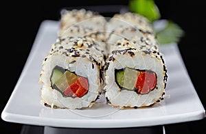 Vegetarian sushi