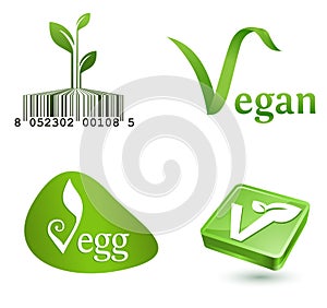 Vegetarian symbols