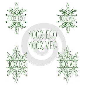 Vegetarian and vegan menu. Eco, 100% bio products.