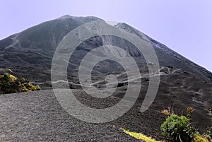 Vegetation on the side of a Volcano