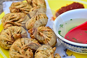 Vegeterian momos