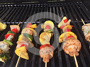 Veggies on the Barbie