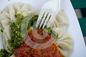 Vegie dumplings