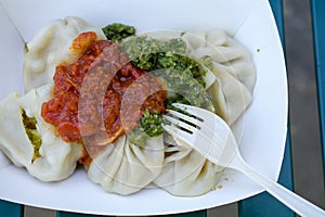 Vegie dumplings