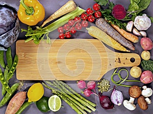 Vegitable table and cutting board