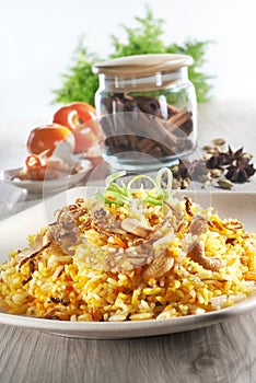 Vegitarian Nasi Briyani