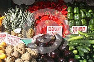 Vegtable Stand In NYC