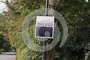 Vehicle Activated Speed Sign