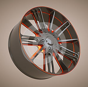 Vehicle alloy disc or wheel