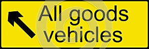 Vehicle check sign