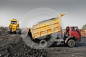 Vehicle At Coalmines