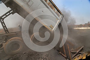 Vehicle At Coalmines.