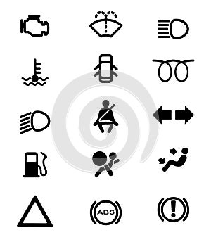 Vehicle Dash Warning Icons