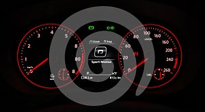 Vehicle dashboard display