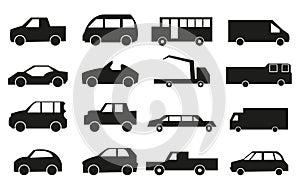 Vehicle Icons Set photo