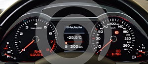 A vehicle instrument panel