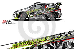 Vehicle livery graphic vector. abstract grunge background design for vehicle vinyl wrap and car branding