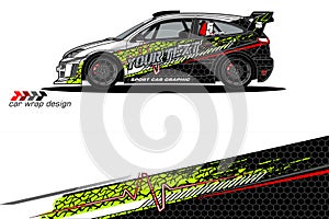 Vehicle livery graphic vector. abstract grunge background design for vehicle vinyl wrap and car branding