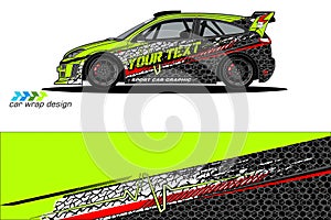 Vehicle livery graphic vector. abstract grunge background design for vehicle vinyl wrap and car branding