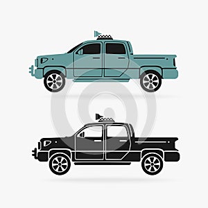 Vehicle pickup symbol