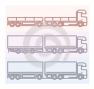 Vehicle Pictograms: European Trucks - Tandems 5