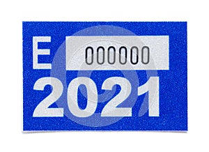 Vehicle Registration License Plate Tag