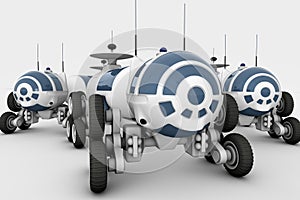 Vehicle - the space rover, a mobile laboratory