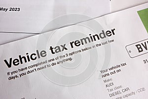 DVLA Tax reminder
