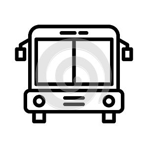 Vehicle thin line vector icon