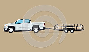 Vehicle with trailer and transportation design