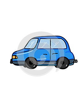 Vehicle truck illustration cartoon illustration cartoon drawing and white background