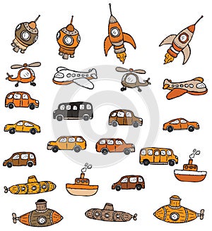 Vehicles symbols