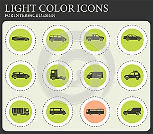 Vehicles Icon Set